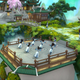Xianxia cultivators training at a temple in a scene from Immortal Life.
